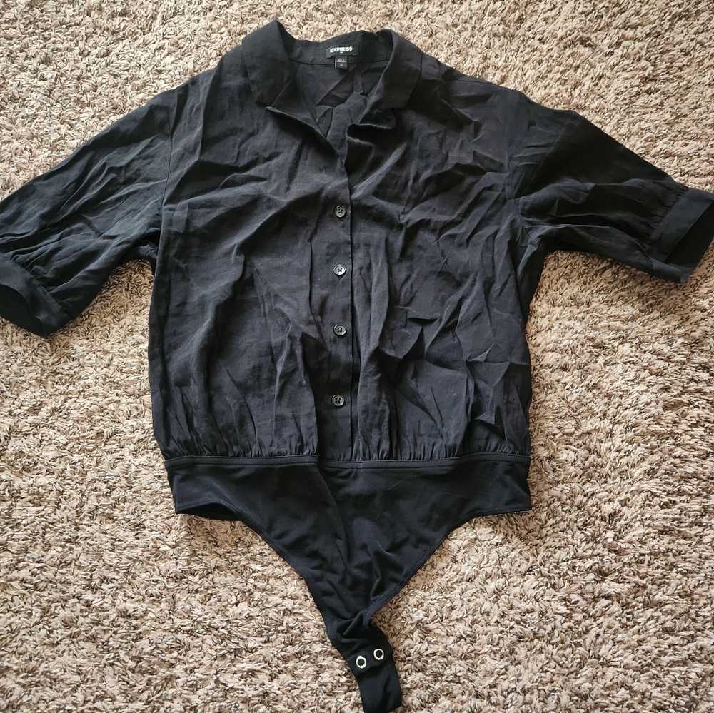 Express Button Down Bodysuit